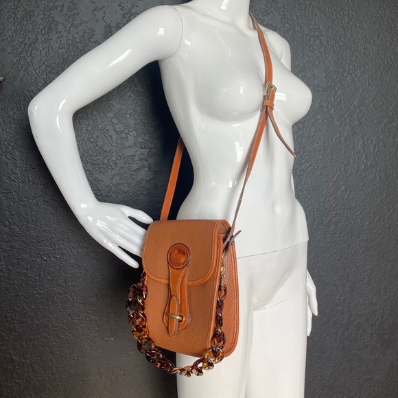 Dooney and Bourke AWL mini  Essex Crossbody Bag Peanut - Picture 4 of 16